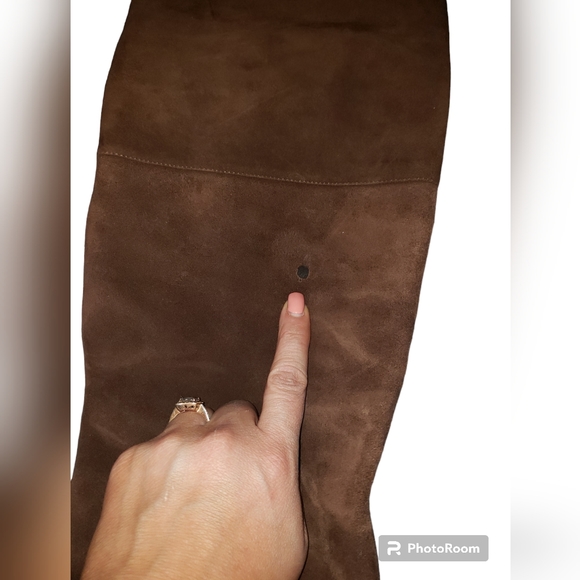 Jimmy Choo Giselle Brown Suede OTK Over the Knee Tall Boots - Picture 4 of 12
